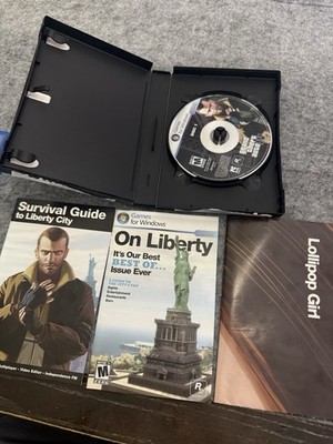 GRAND THEFT AUTO IV 4 ROCKSTAR PC DVD 100% COMPLETE, Good, Free