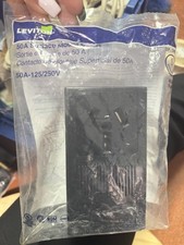Leviton 50A Surface Mount Outlet Receptacle NEMA 10-50R 125/250V Black