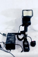 Sunpak 622 Super Pro Handle Mount Flash System Setup for Canon Film Cameras