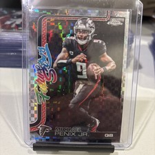 2025 Topps Chrome - Michael Penix Jr. Future Stars X-Fractor Parallel 