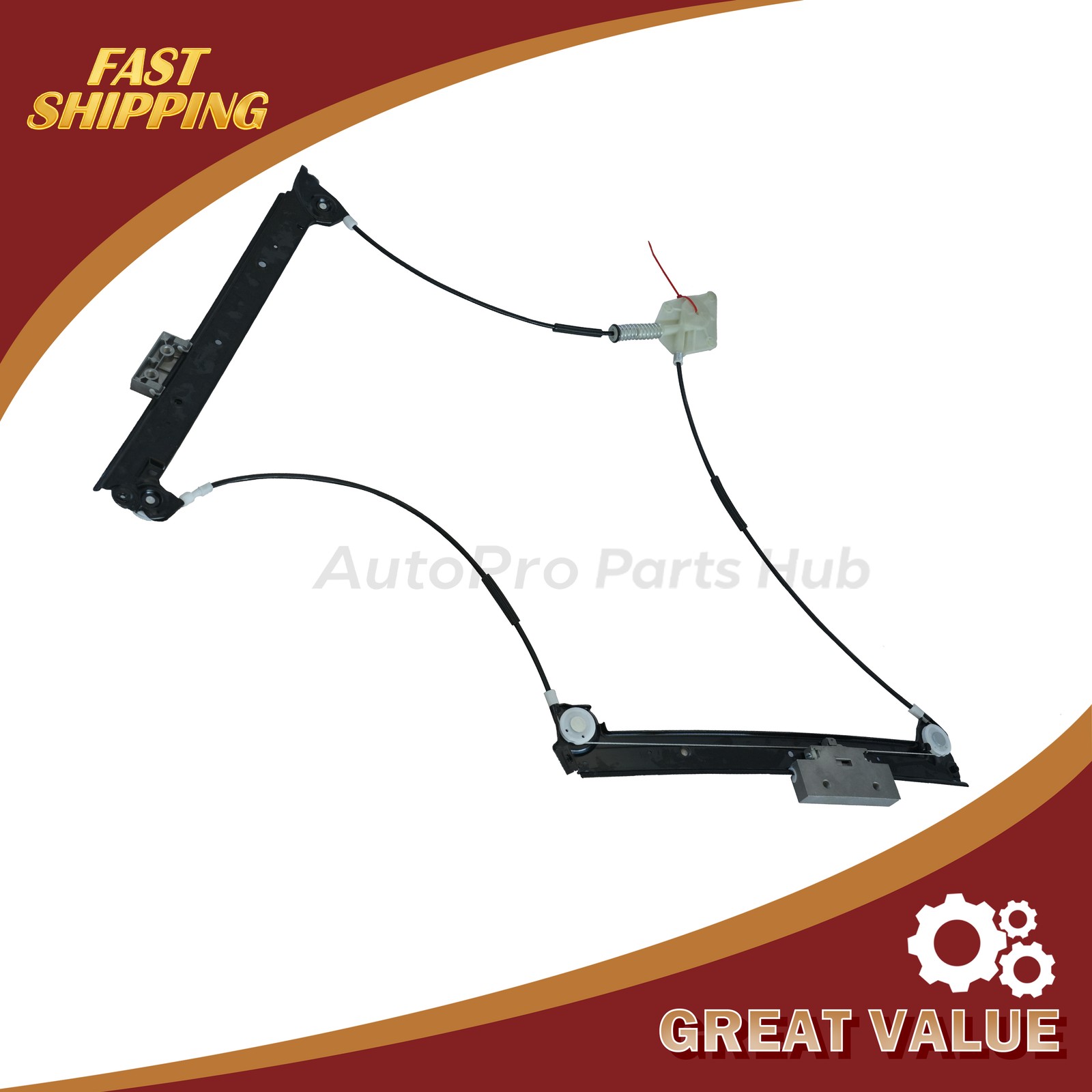 3W0837401J For 04-18 Bentley Continental GT Coupe Front Left Window Regulator US