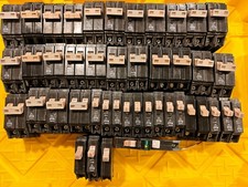 LOT of 44 New/Used Cutler Hammer Type CH Breakers