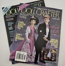 Doll Crafter Magazine 2002 Lot of 2 Issues Crafts Cloth Dolls Sewing