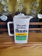 Hunts Mixers Fruit Juices bar water jug "MIX WITH THE BEST"