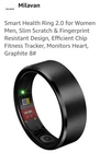 Milavan Smart Health Ring 2.0 for Women Men Slim Scratch & Fingerprint Resistant