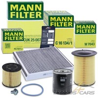 Mann-Filter Inspektionspaket B FÜR Ford C-MAX Focus 3 Kuga 2.0 Tdci BJ AB 2014