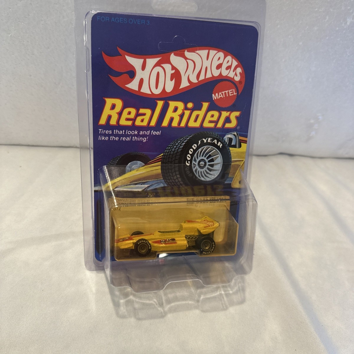 【1982】ホットウィール ヴィンテージ リアルライダース プレミアム Vintage Hotwheels Real Riders 1982 Lightning Gold/Yellow UnPunched