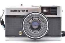   EXC 5  Olympus Trip 35 35mm Film Camera Red Flag OK Lens Built-In Japan