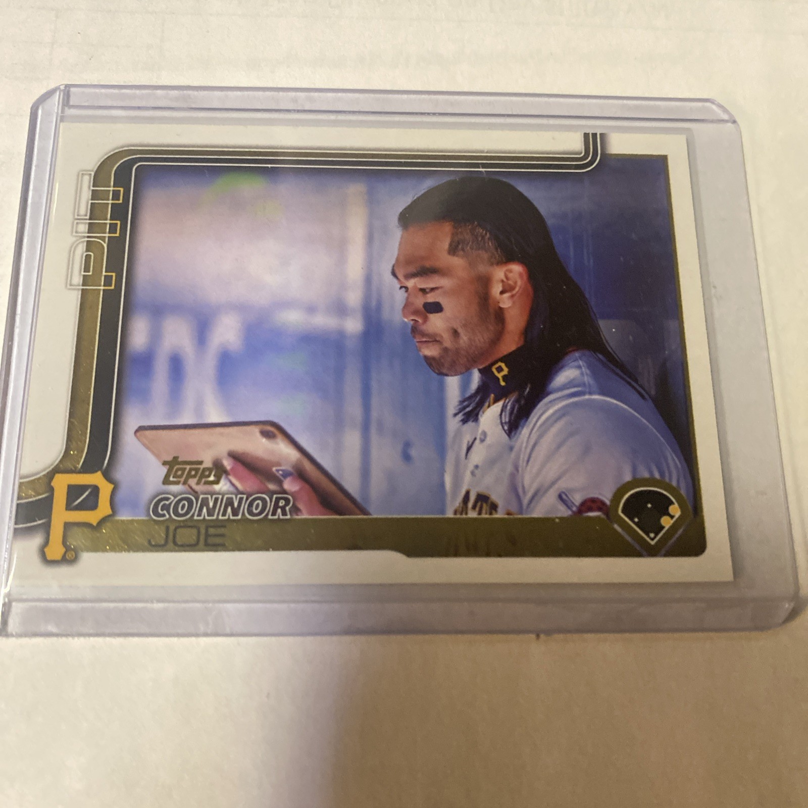 2025 Topps Series 1 - Connor Joe #168 Golden Mirror Image Variation