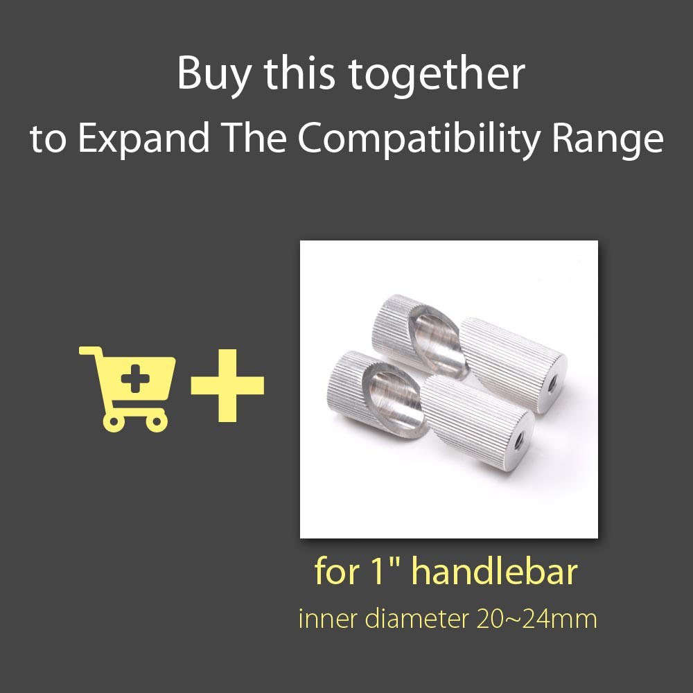 Bar end mirrors ULTRA oval black fits 7/8" hollow bar only fits Buell Ducati