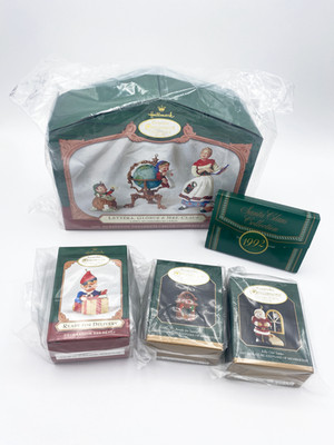Hallmark Keepsake Ornament Collector s Club Lot 5 Boxed 1992 1997 2001 Unopened