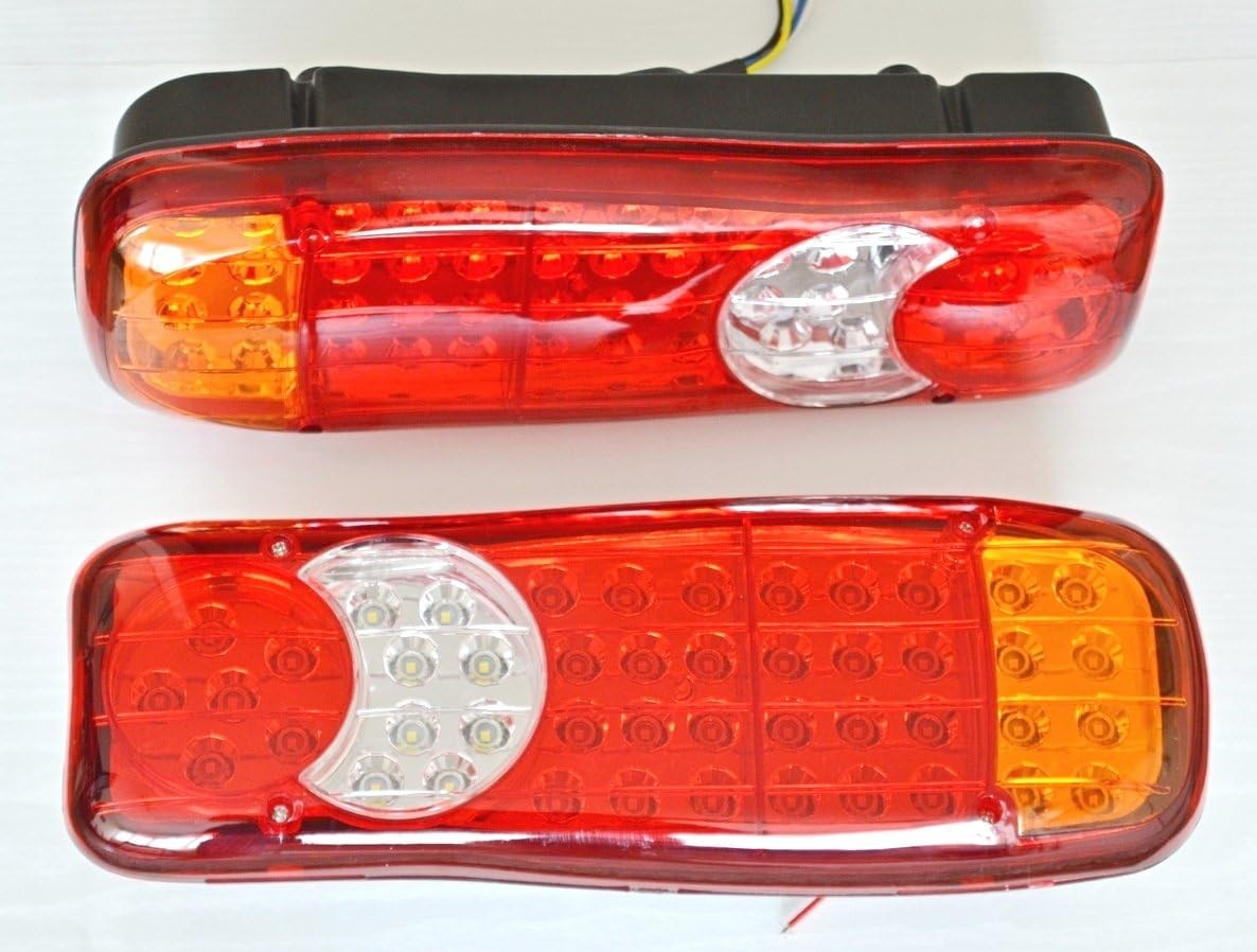 2x 12V Recovery LED rear tail lights 12V for motorhome truck trailer lorry chas