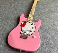 Custom Hello Kitty Pink Electric Guitar,Rosewood Fretboard, Maple Neck