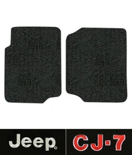 1976-1986 Jeep CJ7 Floor Mats - 2pc Front - Cutpile