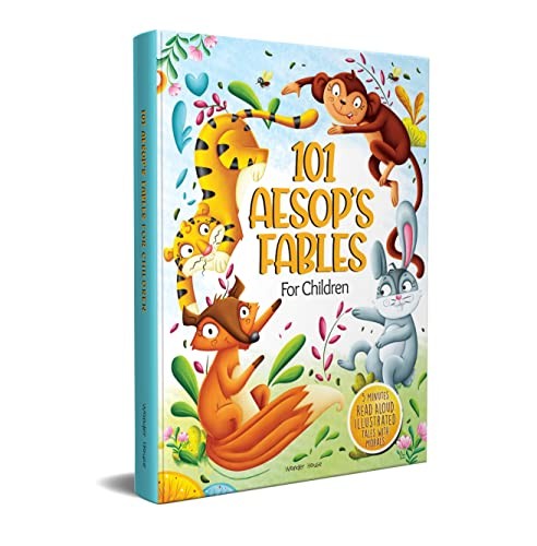 101 Aesop's Fables For Children - 5 Minutes Read by Wonder Books (HB 2022) - Image 5