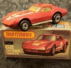 1979 Matchbox Lesney #62 Red Chevrolet Corvette W/Box *Fast Shipping