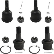 4Pcs Front Upper and Lower Ball Joints Compatible With4 Wd 2003-2013 Dodge Ram