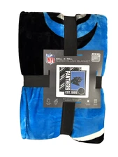 Carolina Panthers SUPER PLUSH 60" X 70" Blanket BRAND NEW IN ORIGINAL FACTORY PK