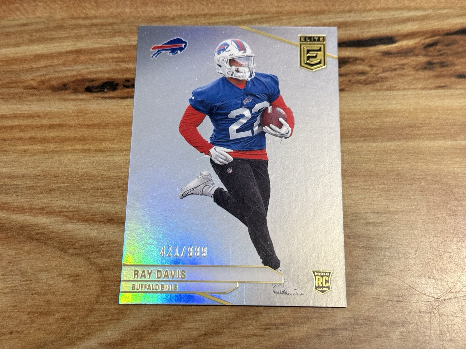 2024 Panini Donruss Elite Ray Davis #154 Rookie /999 Card