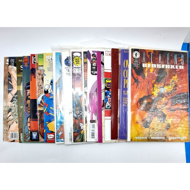 Mixed Comic Book Lot of 18 – Indie, Image, Vertigo, 90s Reader Collection