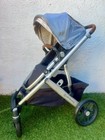 UPPAbaby VISTA Stroller with Bassinet 2017 Henry Blue Marl + Rain & Bug Covers
