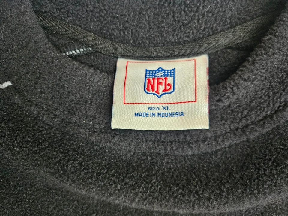 VF Imagewear Oakland Raiders Negro Manga Larga Polar Suéter Manga Larga Talla XL Foto 3 de 4