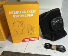 CH-1616 Cordless Ankle Wrist Massager Heat Wrap Vibration Therpy Brace