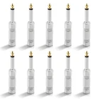 10pcs 1/4 MONO TS Male Audio Speaker Guitar Cable Connector Plug JACK