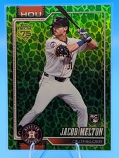 2026 Topps Series 1 Jacob Melton RC 148 Easter Holiday Green Foil Houston Astros
