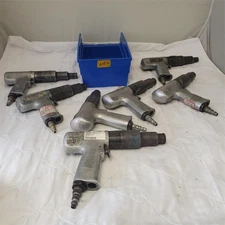 Cleco Pneumatic Pistol Grip 1/4" Air Tool Screwdriver/Nutrunner Air Tools Lot-4