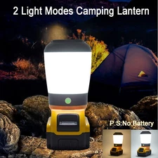 For Dewalt 20V Battery Powered LED Camping Lantern Waterproof Tent Light Outdoor