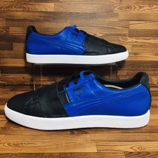 puma clyde red buffalo plaid