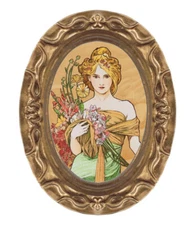 Art Nouveau Miniature Dollhouse Art Picture 8293