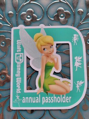 Walt Disney  World Passholder Magnet Tinker Bell 