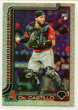 Adrian Del Castillo Topps 2025 Rookie Sandglitter Card Arizona Diamondbacks #226