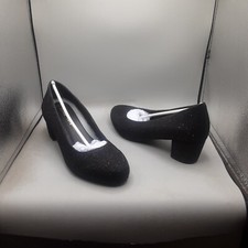 David Tate Pump Suave Women's 8.5W Black Metallic