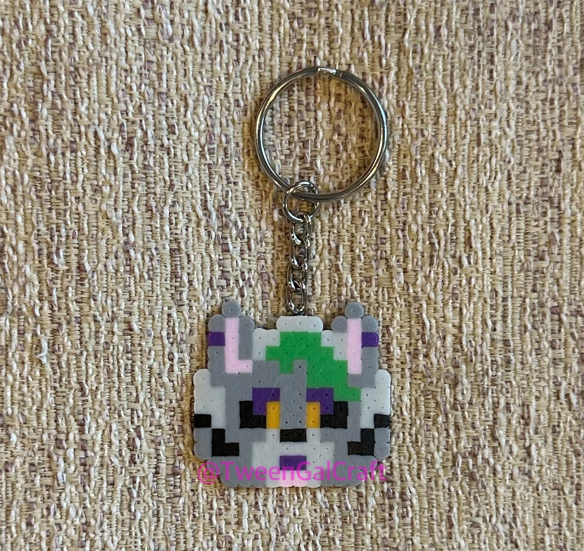 FNaF Glamrock Bonnie Keychain Perler (Security Breach Ruin DLC, Five  Nights)