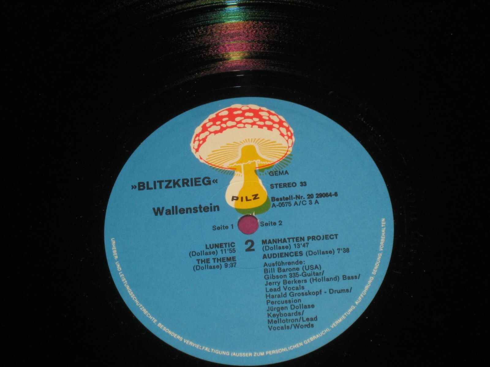 WALLENSTEIN BLITZKRIEG PILZ GERMAN 1971 MEGA RARE ORIGINAL KRAUT