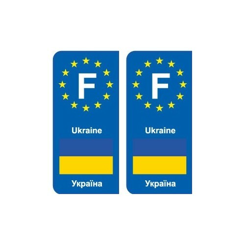 F Europe Cap Vert Cape Verde Autocollant Plaque