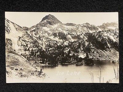 Wallowa Oregon OR RPPC Ice Lake Eagle Cap Wilderness Antique