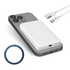 Power Bank Magsafe Magnetico 5000 mAh Wireless Ricarica per iPhone e Android