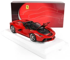 BBR Models Rosso Corsa 322 Ferrari LaFerrari Aperta 1:18 Diecast BROKEN MIRROR