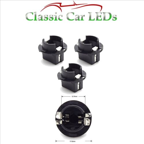 3x T10 BMW Instrument Cluster Interior Lighting Twist Lock Bulb Holders Sockets  - Picture 1 of 2