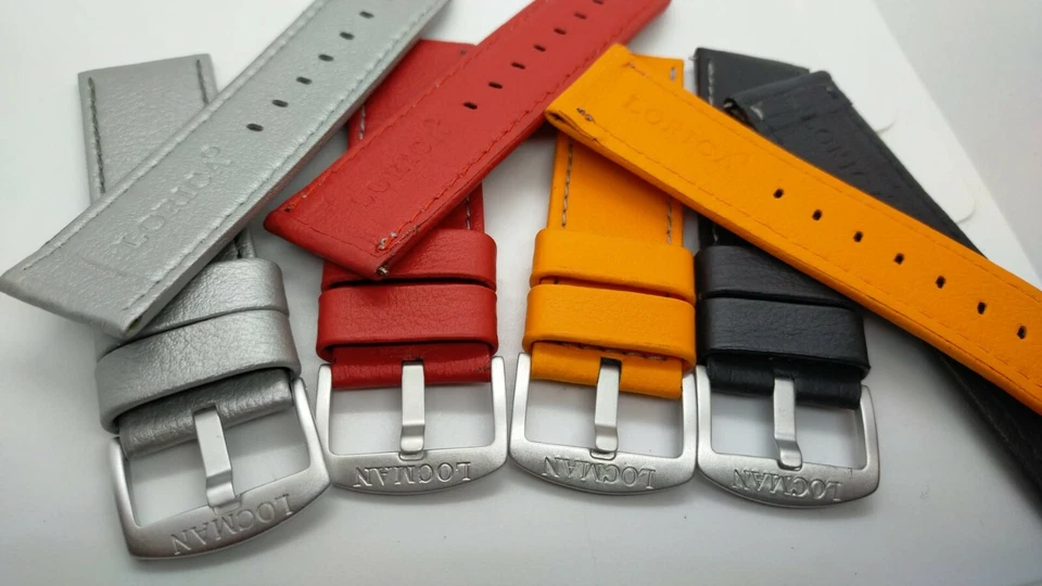 CINTURINO LOCMAN LORICA ORIGINALE WATER PROOF mm25 FIBBIA ALLUMINIO N.O.S. - Immagine 3 di 4