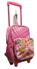 DISNEY RARE 2012 TINKERBELL ROLLING BACKPACK SUITCASE ON WHEELS NEW LUGGAGE