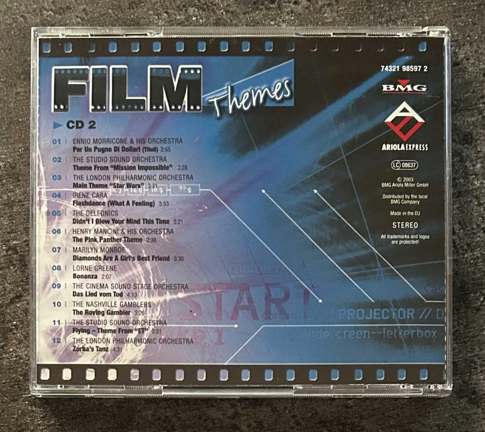 Film Themes - CD 2 - Soundtracks - Top Zustand - Nichtraucher - Bild 3 von 3