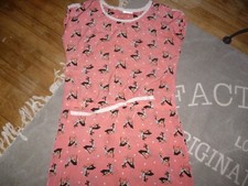 robe housse manches courtes rose imprimé bambi faons why not 40 42 bobo unique