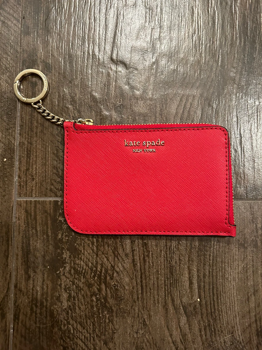 Saffiano Leather Cardholder with Zip