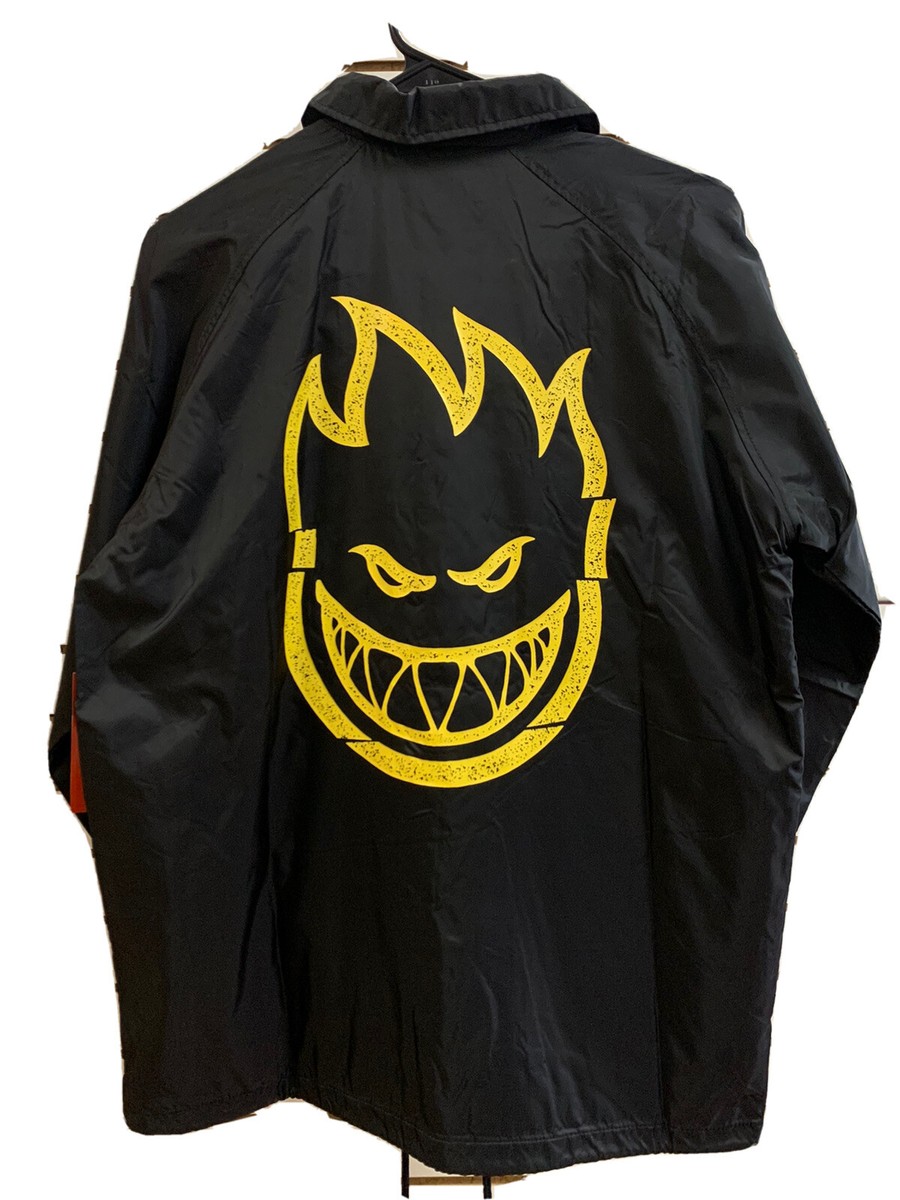 Spitfire Windbreaker Small Black Yellow | eBay