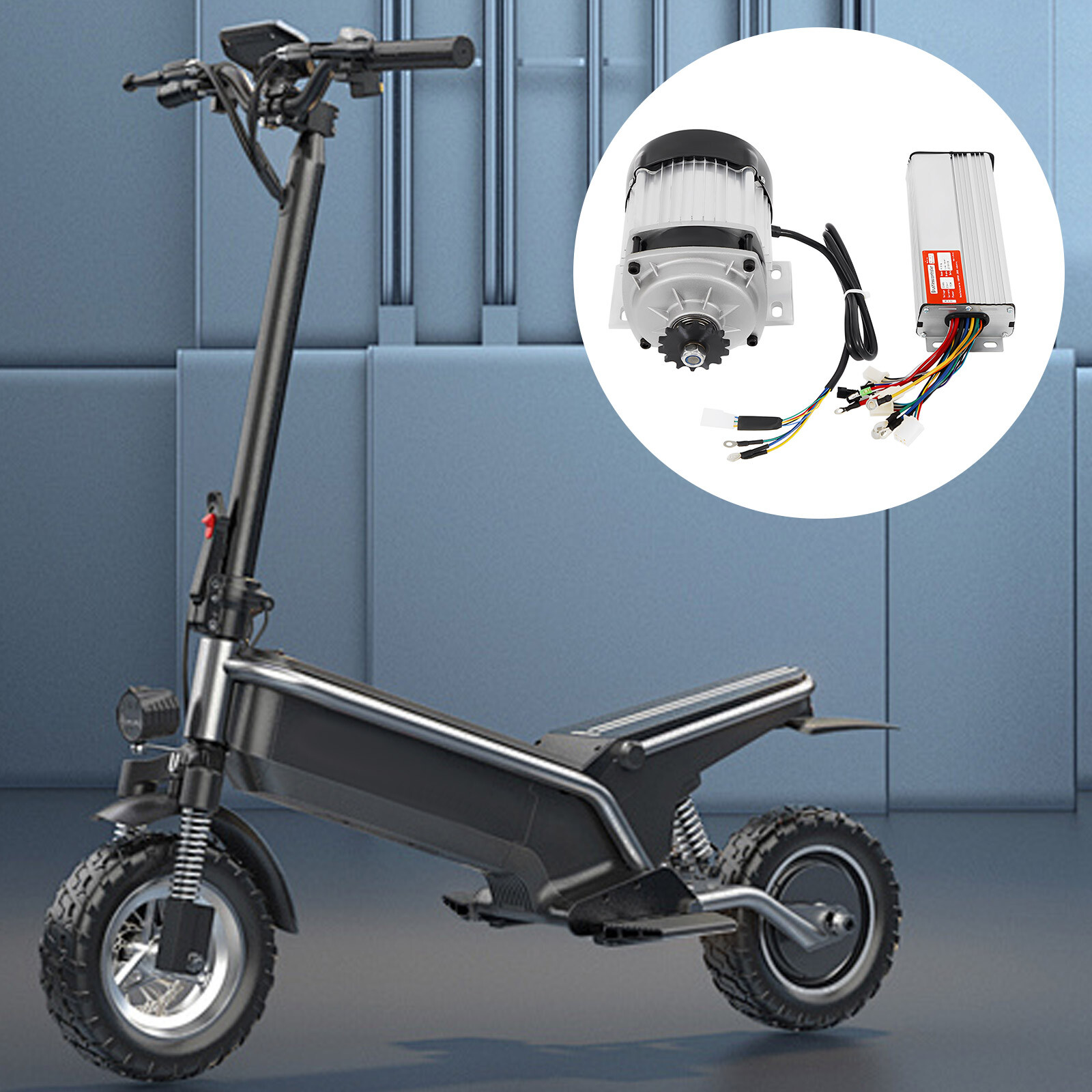 48V 750W Brushless Motor for Electric Scooters Go Karts ATV Gear Reduction